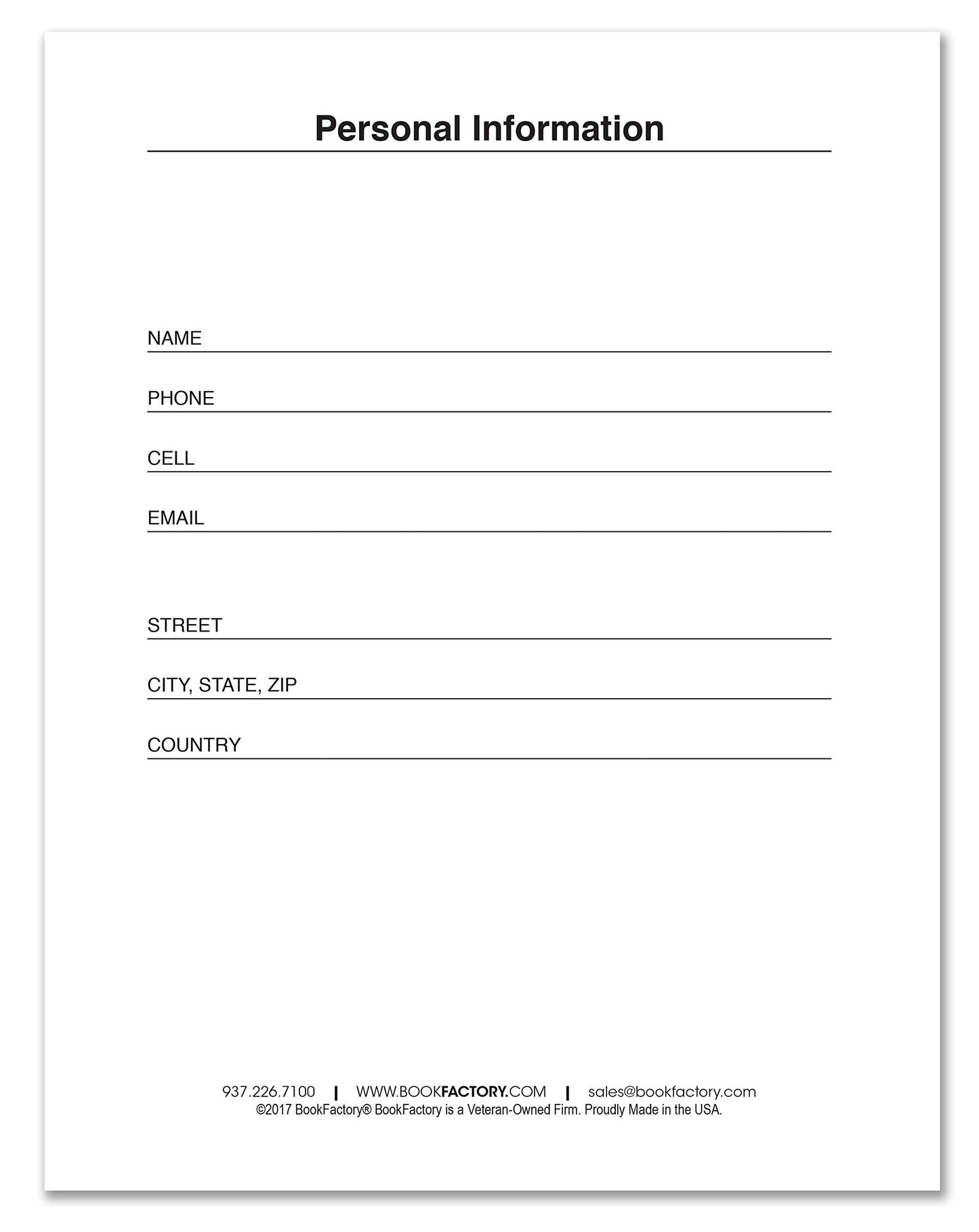 BookFactory Business Expense Log Book Expense Tracking Ledger Logbook Journal Receipt Organizer 100 Pages 8.5''x11'' Wire-O (Made in USA)