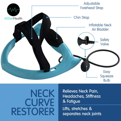 AllSett Health Posture Neck Exercising Cervical Spine Hydrator Pump