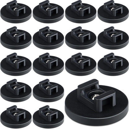 Yookeer Magnetic Zip Tie Mount Base Black Magnetic Cable Clips Wire Holder Multipurpose Cable Ties Management Base Electrical Supplies for Wire