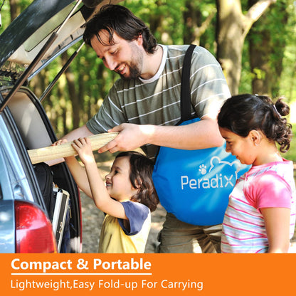 Peradix Paddling Pool for Kids & Pets Infant Ball Pit Tent, Baby Beach Tent, Toddler Wading Pool UV Sun Shelter Canopy with Mosquito Net, Portable Pop Up Tent Summer Beach Toys for Child