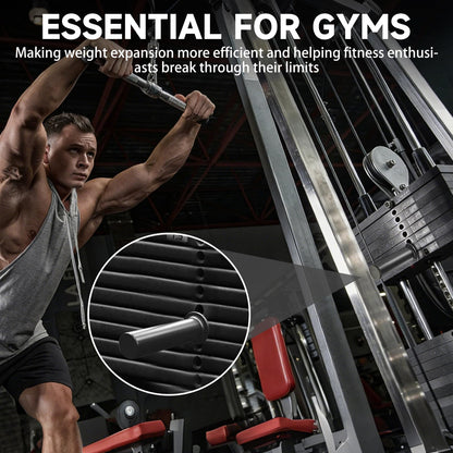 LDHHYH 2 Pack Gym Pin with Spring Clip Collar, Weight Stack Pin Extender, Gym Pins for Weight Stack Machine, Weight Pins for Weight Stack, Strength Training Equipment for Commercial Gym and Home Gym