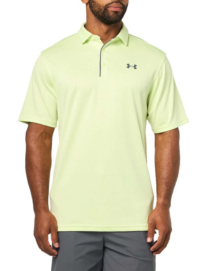 Under Armour Men's Tech Golf Polo, (392) Fade Green / / Pitch Gray, Medium
