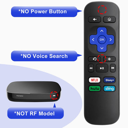 Replacement for Google-Chromecast-Remote, for Chromecast with Google TV Remote 4K/HD & Google TV Streamer 4K(Only for Snow Chromecast Google)