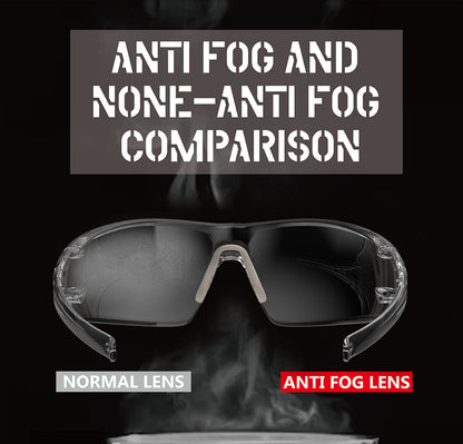 HTS HUNTERSKY S241 Shooting Safety Glasses Anti Fog ANSI Z87.1 Small Size Ballistic Impact Resistant Clear Lens Kid Protective Eyewear for Lab Work DIY