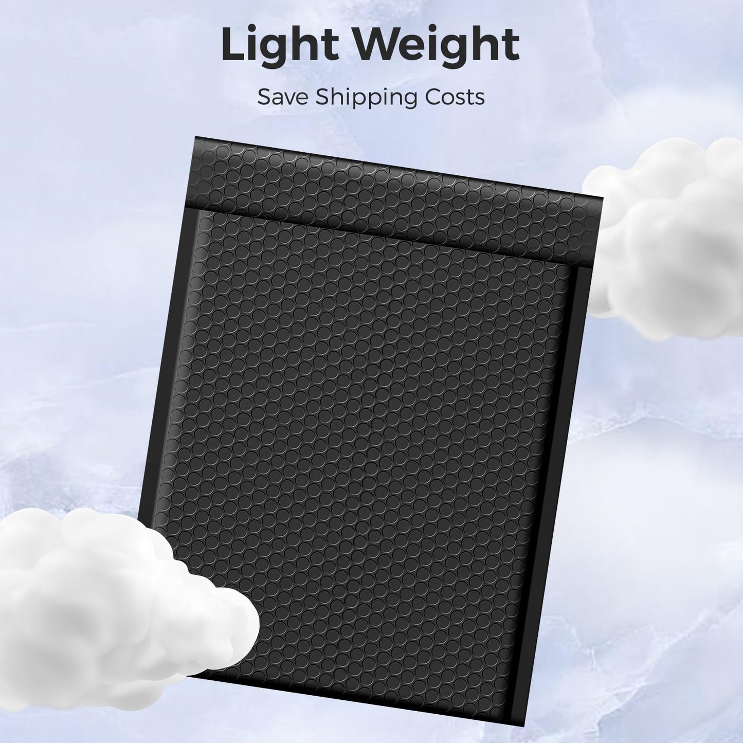 Metronic Bubble Mailer 10x13" Black 25Pack Waterproof Padded Envelopes Self Seal Large Bubble Mailers Cushioning Bubble Envelopes for Shipping,Books,Jewelry Makeup Supplies