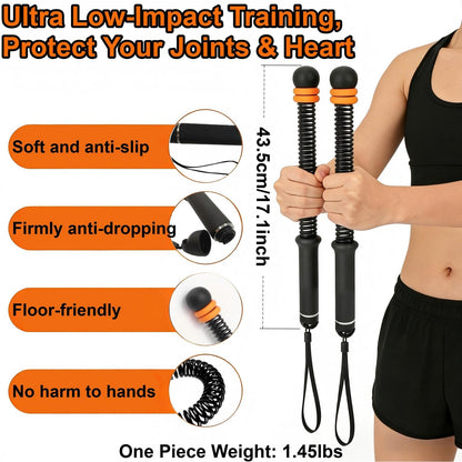 Bneajix Adjustable Ropeless Battle Ropes for Home Gym for Men & Women