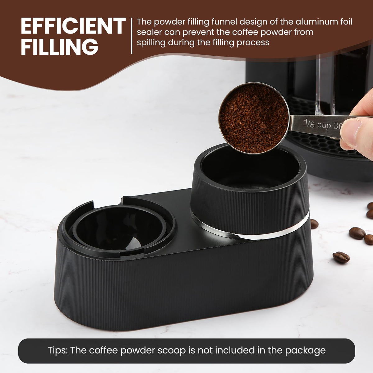 Pro Mael Reusable Vertuo Pods Kit for Nespresso Maker, Coffee Filling Tool
