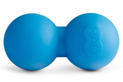RAD Roller XL Peanut Roller Ball Massager - Soft Density Peanut Massage Ball - Myofascial Release for Back, Feet, Neck, Psoas - Suboccipital Release Device, Thoracic Spine Roller Balls