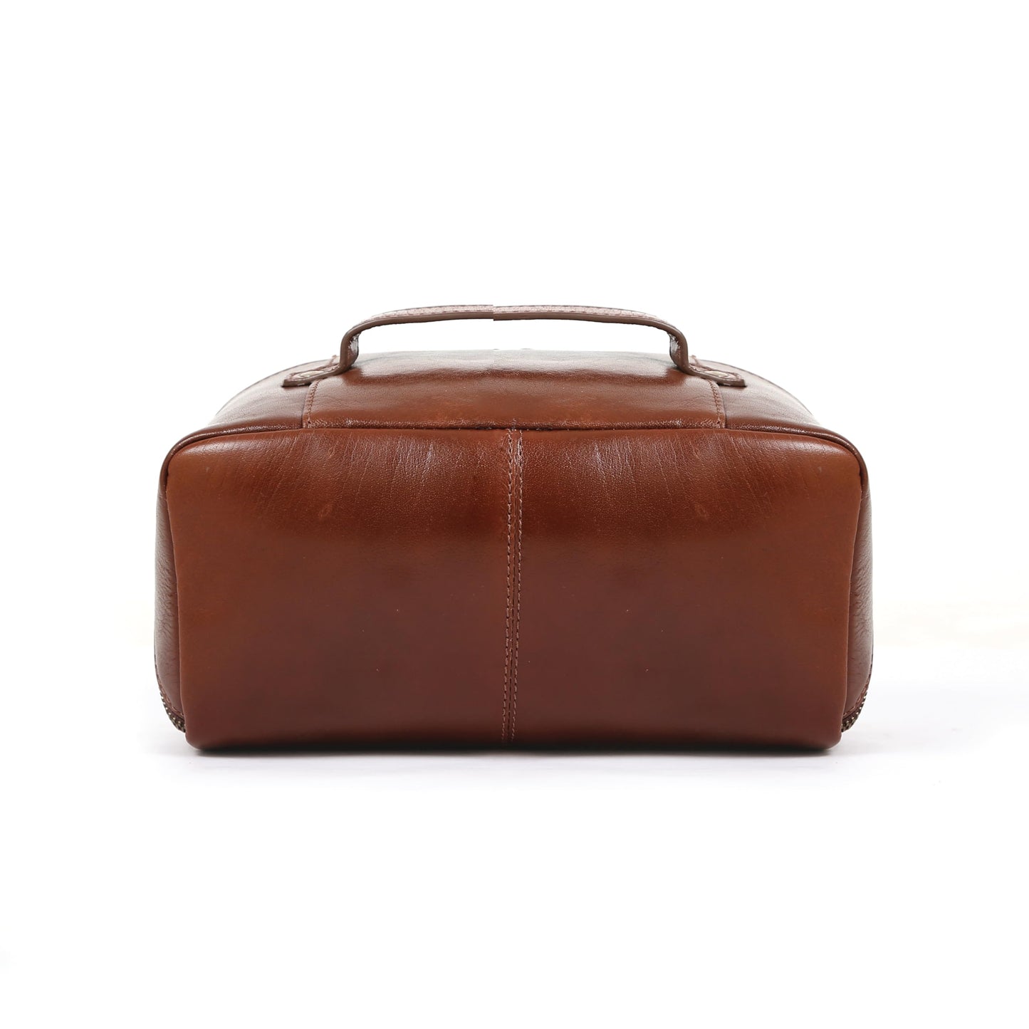 KomalC Luxury Leather Men’s Toiletry Travel Bag – Handmade Shaving Kit with Waterproof Interior, Spacious Storage & Carry Handle – leather travel Kit Bag for Men & Women (Wine)