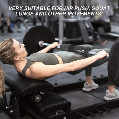 NEALFIT Barbell Squat Pad with Thick Nylon Padding, Hip Thrust Pad for Squats, Lunges, Neck Shoulder Squat Pad for Olympic or Standard Bars (Camo)