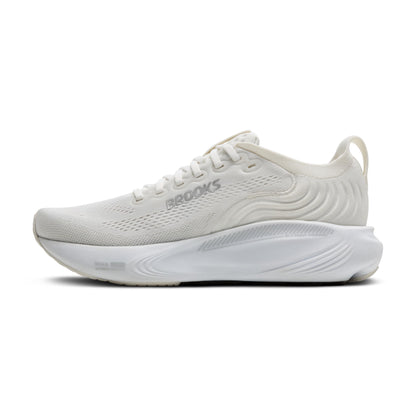 Brooks Women’s Adrenaline GTS 25 Supportive Running & Walking Shoe - White/White/Silver - 5 Wide