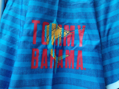 Tommy Bahama 8 ft Beach Umbrella with wind vent and sand anchor- Rich blue