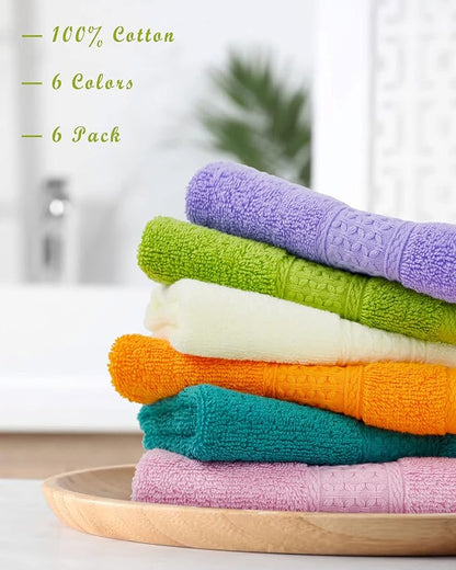Cleanbear Cotton Wash Cloths Soft Washcloths