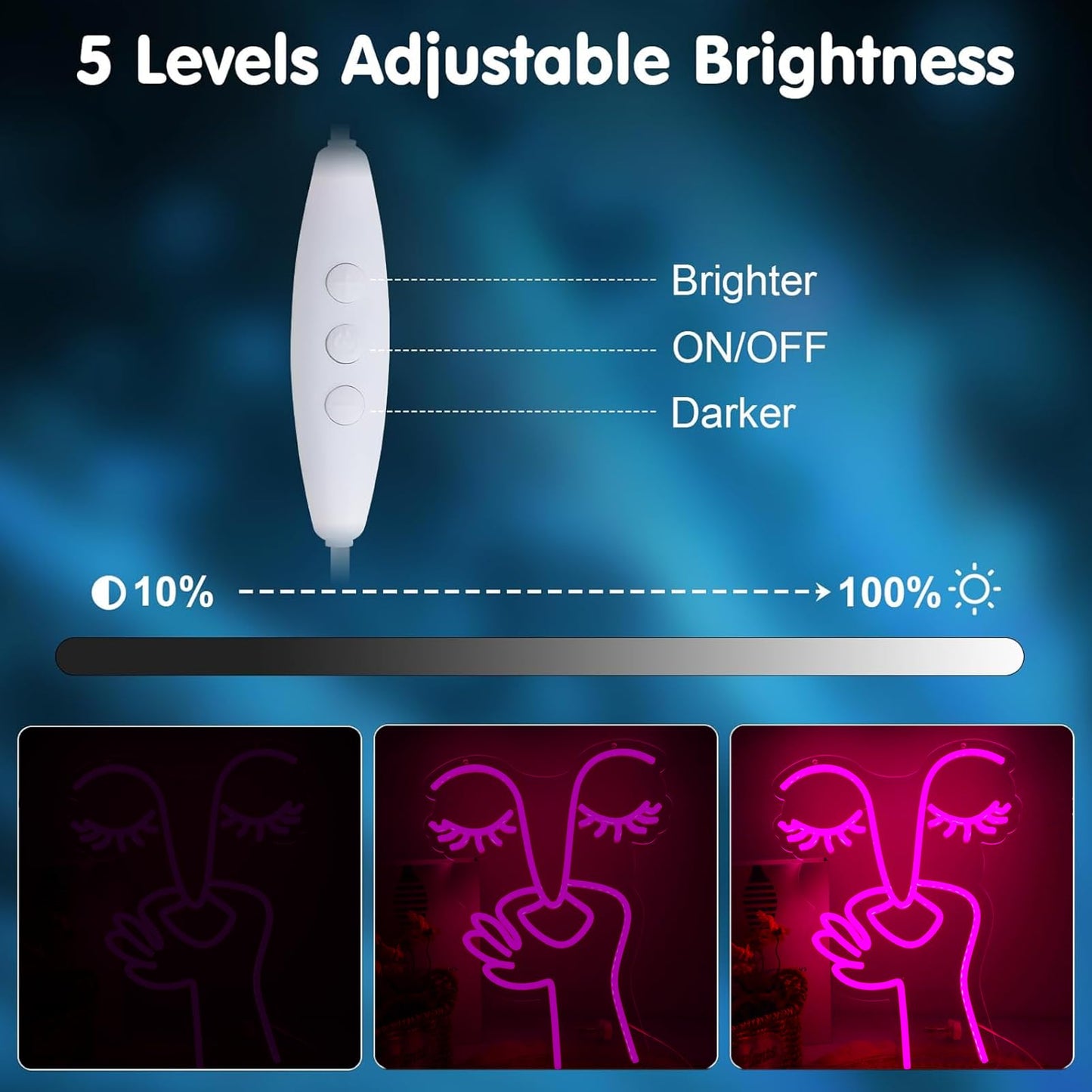 qbanziou Funny Bad Smell Neon Signs for Wall Decor，Led Neon Light for Bathroom，Christmas Birthday Party Gifts