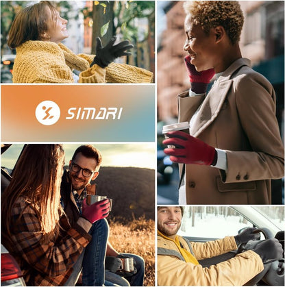 Winter Gloves for Men & Women - Thermal Touch Screen Ski Gloves | Non-Slip Palm & Fleece Lined for Cold Weather Activities