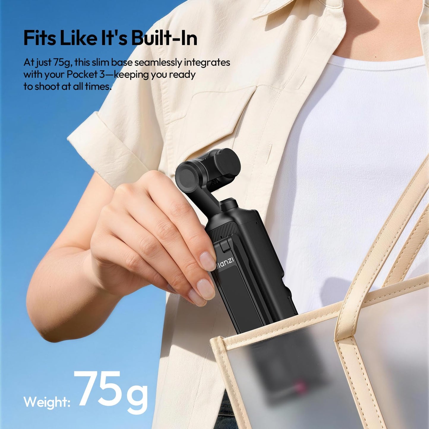ULANZI MA66 Camera Tripod Compatible with DJI OSMO Pocket 3/Pocket 4,Quick Release Camera Stand with 1/4 Mount,Uka & Arca-Swiss Magnetic Foldable Selfie Stick,Mantis Hook Stand for Desktop Video Live
