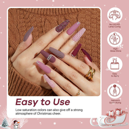 AZUREBEAUTY 31 Pcs Dip Powder Nail Kit 20 Colors Glitter Nude Brown Pink White Gray Dip Powder Liquid Set with Top/Base Coat Activator for French Nails Art Manicure DIY Salon Women Valentine's Gift