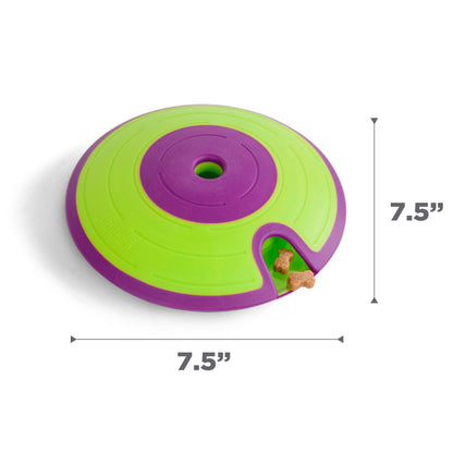 Outward Hound by Nina Ottosson Dog Treat Maze Dog Puzzle Enrichment Toy, Level 2 Intermediate, Green