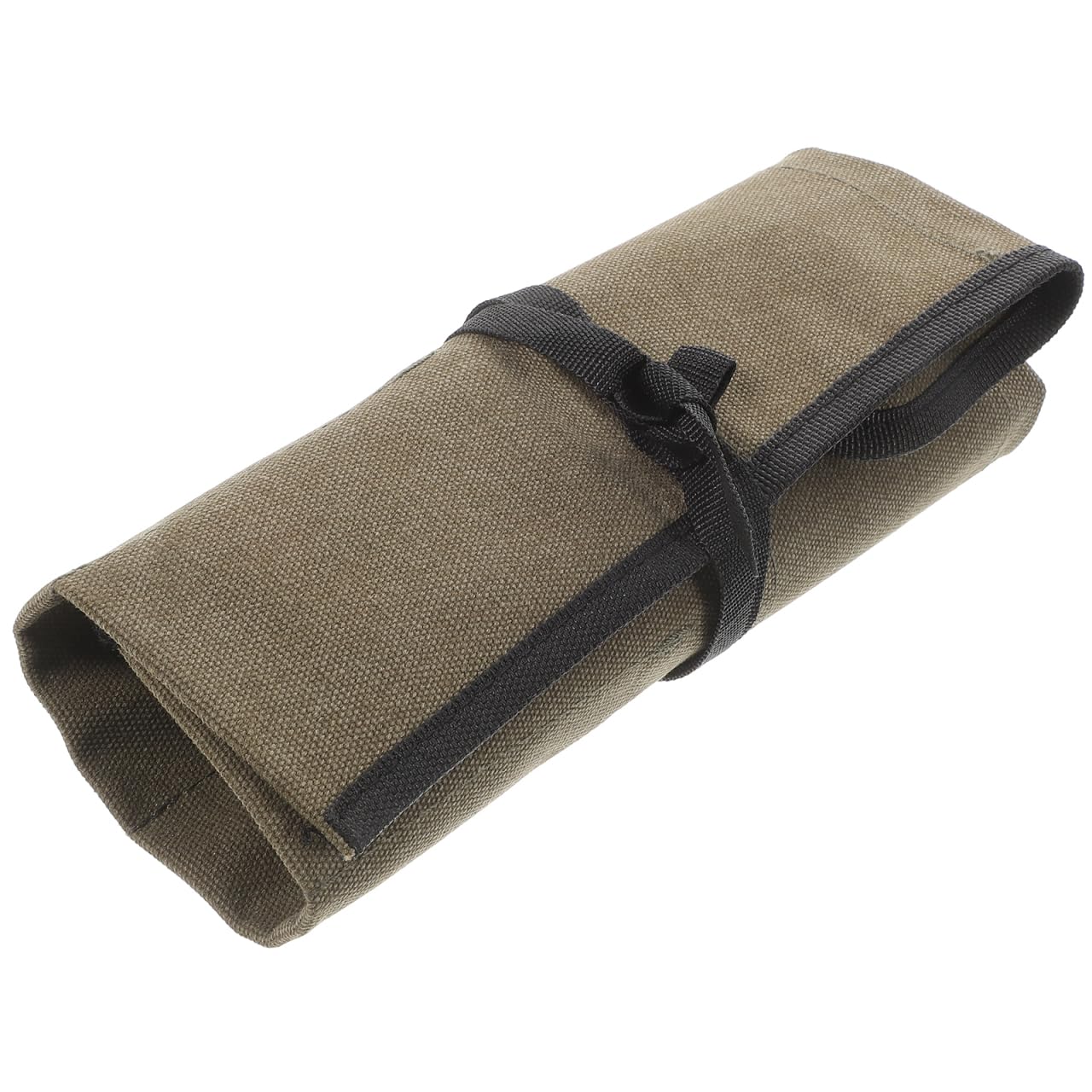 Angoily Woodworking Tool Kit Canvas Tool Roll Organizer Pouch Multi-Pocket Chisel Roll up Bag for Carving Storage and Diy Craftsmen 12.20X10.62 Inches