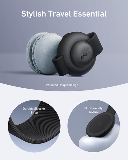 Anker MagSafe Compatible MagGo UFO 3-in-1 Charger, iPhone 17 Wireless Charging Station, 15W Qi2 Certified, Foldable Travel Charging Pad, for iPhone 17/16/15/14, AirPods, Apple Watch (Not a Power Bank)
