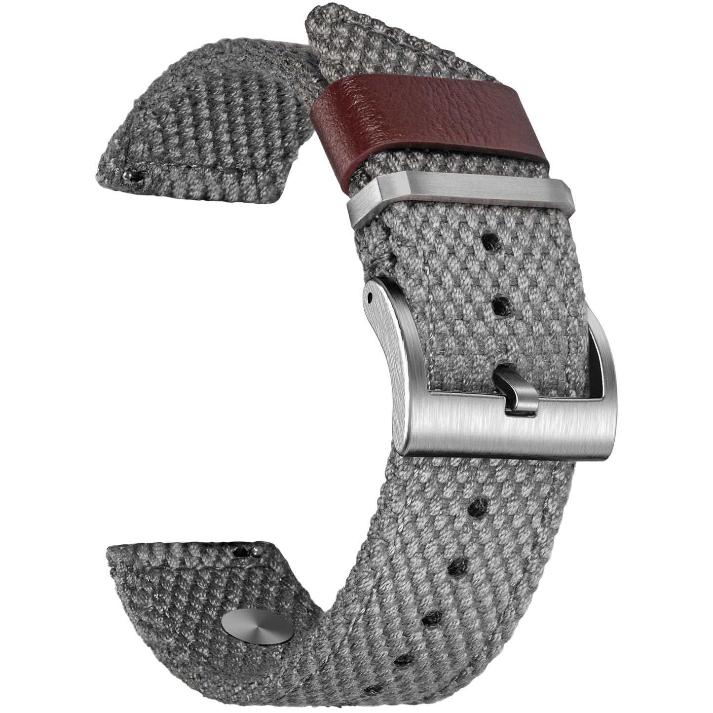 torbollo Quick Release Watch Bands - Choice of Color and Width (18mm, 20mm, 22mm or 24mm) Watch Straps, Quality Nylon Strap and Sturdy Brushed Buckle, 22mm / Large Wrist (7.1''-8.9''), no.