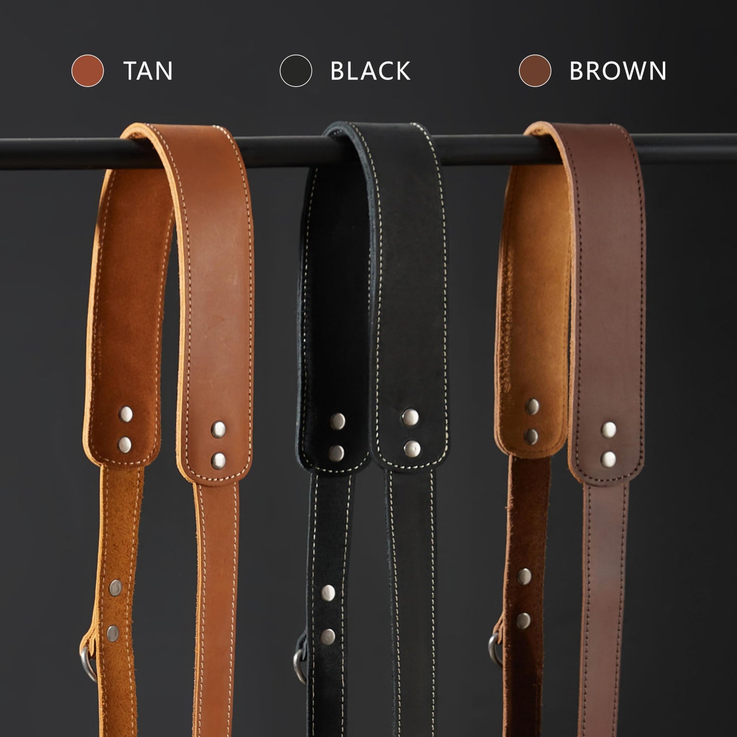 Padwa Lifestyle Tan Single Camera Harness Strap for One Camera - Professional Single Full Grain Leather Camera Harness,Quick Release Gear DSLR Camera Straps for Photographers