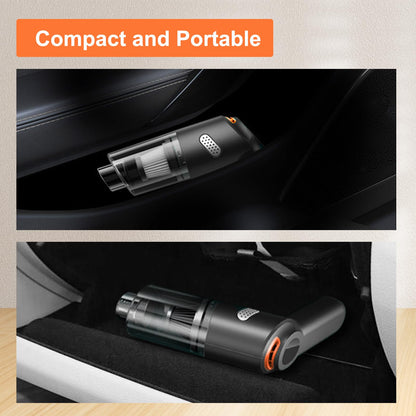 Mocessory Car Handheld Vacuum 10000PA Suction, Wireless Vacuum Cleaner with Low Noise,Car Vacuum Cordless Rechargeable,Portable Compressed Air Duster for Car and Home