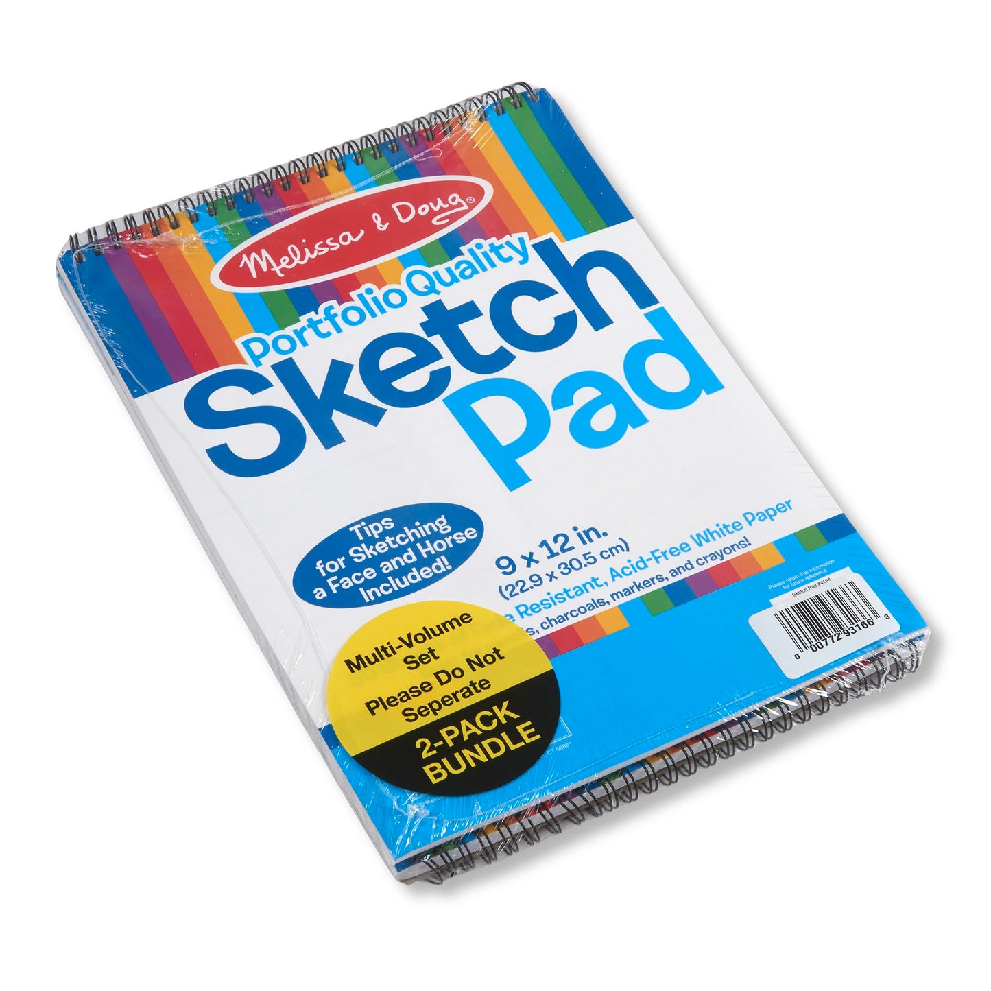 Melissa & Doug Sticker WOW!™ 24-Page Activity Pad and Sticker Stamper, 300 Stickers, Arts and Crafts Fidget Toy Collectible Character – Purple Unicorn - for Kids Ages 3+ - FSC Certified