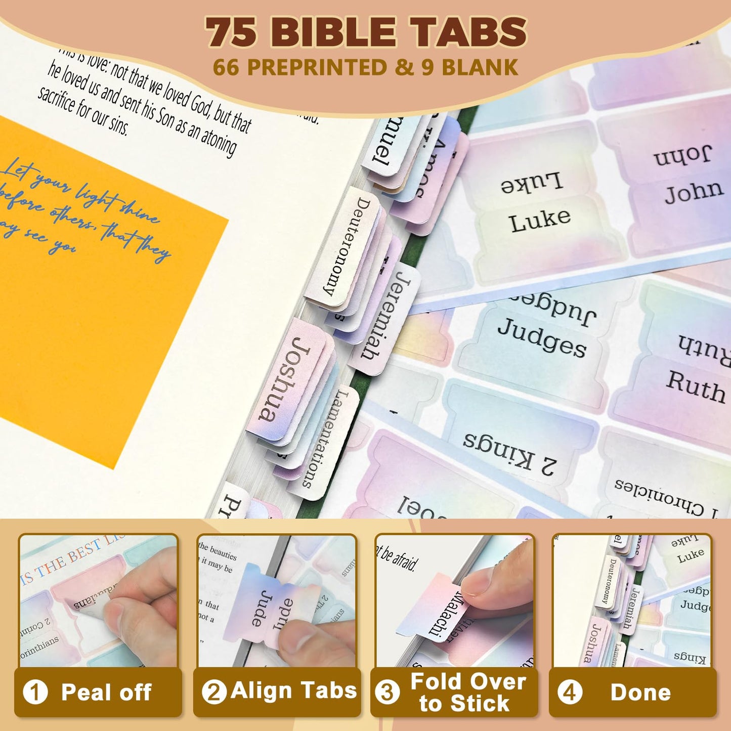 Bible Study Supplies, Bible Journaling Kit for Women, Bibles Highlighters and Pens No Bleed, Notebook Tabs, Christian Gifts for Women Beginner Christian Gifts Bible Study Kit Annotation Kit