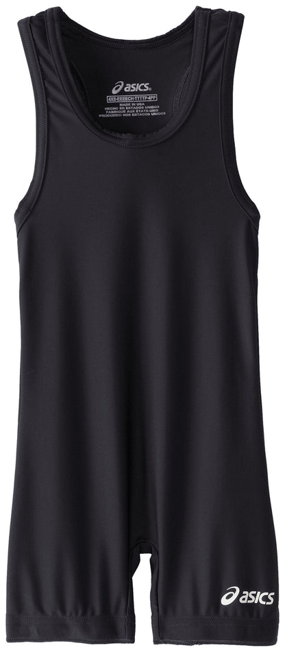 ASICS Men's Solid Modified Singlet, Black, Small