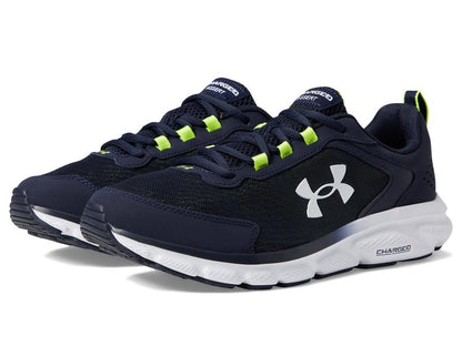 Under Armour Men's Charged Assert 9, (404) Midnight Navy/Yellow Ray/White, 9.5