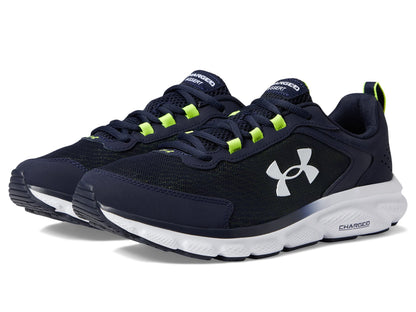 Under Armour Men's Charged Assert 9, (404) Midnight Navy/Yellow Ray/White, 9.5