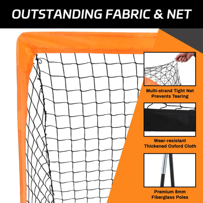 2-Pack 4’ x 3’ Soccer Goals for Backyard, Pop Up Folding Soccer Goal Net for Indoor or Outdoor, Practice Mini Soccer Goals for and Youth, Training Football Net with Carry Bag