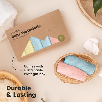 6-Pack Baby Washcloths