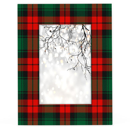 POFATO Christmas Plaid Pattern 11x14 Picture Frame Wooden Picture Frames for Wall Hanging & Tabletop Decor Display 11x14 or 10x14 Picture Collage Family Weddings Christmas Photo Frame for Gift