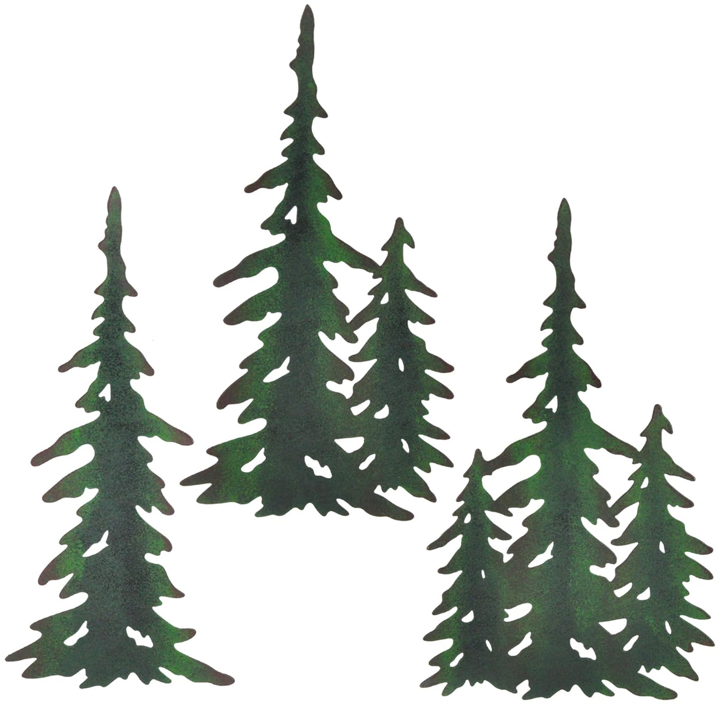 Pine Tree Decor Tree Wall Decor Outdoor Metal Wall Art Decor Hanging Farmhouse Country Forest Cabin Decor