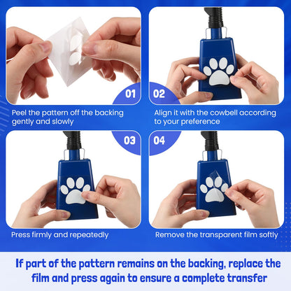Teyva Daily 4 Pack 9 Inch Metal Cowbells with Handle DIY Loud Noise Makers for Party Accessory Cheerleading Centerpiece Decor for School Cheers Sports Match Game Outdoor Activities