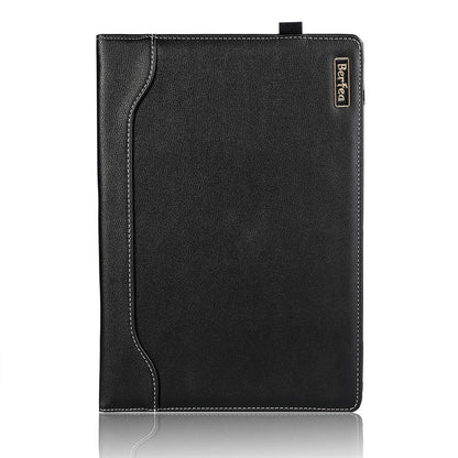 Berfea Laptop Case Cover Compatible with Dell Latitude 5502 5510 5520 5530 5511 5521 3511 Business Laptop 15.6 inch Notebook Sleeve PU Leather Stand Hard Protective Skin