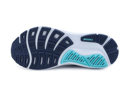 Brooks Men's Ghost 17 White/Beacon Blue/Ipanema 9.5 Medium