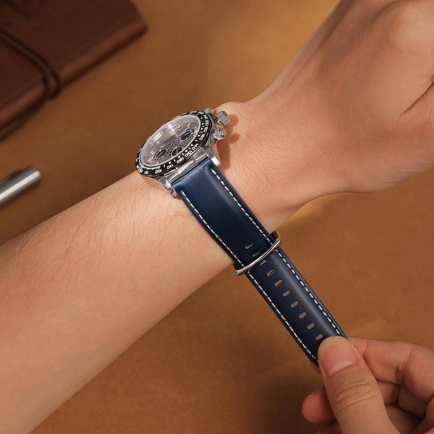 CORROPELLE Leather Watch Bands Quick Release, Elegant Top Grain Leather Watch Straps Band Replacement for Men and Women, Watch and Smartwatch, Choice of Width 18mm 19mm 20mm 21mm 22mm