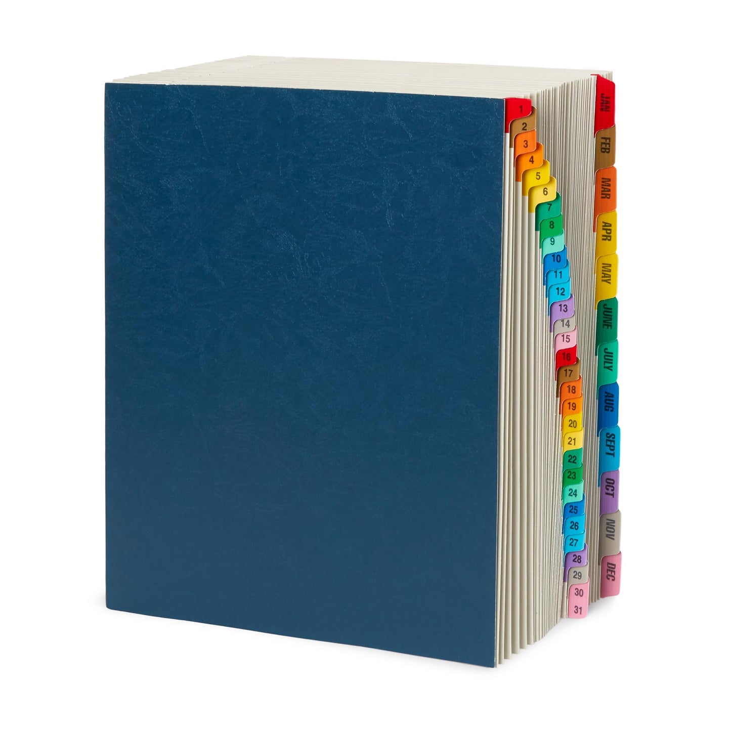 Blue Summit Expandable Monthly File Organizer, Tickler File Combo 31 Daily and 12 Monthly Tabs, Letter Size 12 Month Folder Organizer for Invoices and Documents