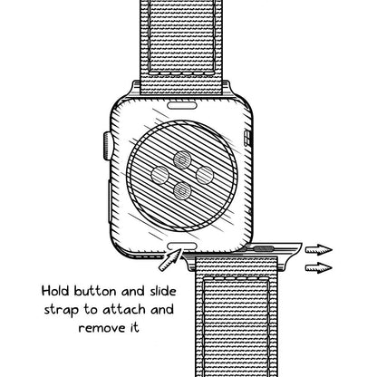 Archer Watch Straps - Top Grain Leather Straps for Apple Watch (Cognac/Matched Thread, Matte Silver Hardware, 40/41/42mm)