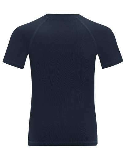 Blueleaf 3 Pack Boys Compression Shirt Short Sleeve Youth Basketball Football Undershirt Kids Quick Dry Athletic Base Layer T-Shirt Black+White+Navy Blue L