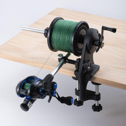 Goture Fishing Line Spooler for Fishing Reel, Available in Two Lengths Fishing Reel Line Spooler, Fits Spools up to 5.9 in Fishing Spooler, Adjustable Friction Machine Spooling Station System