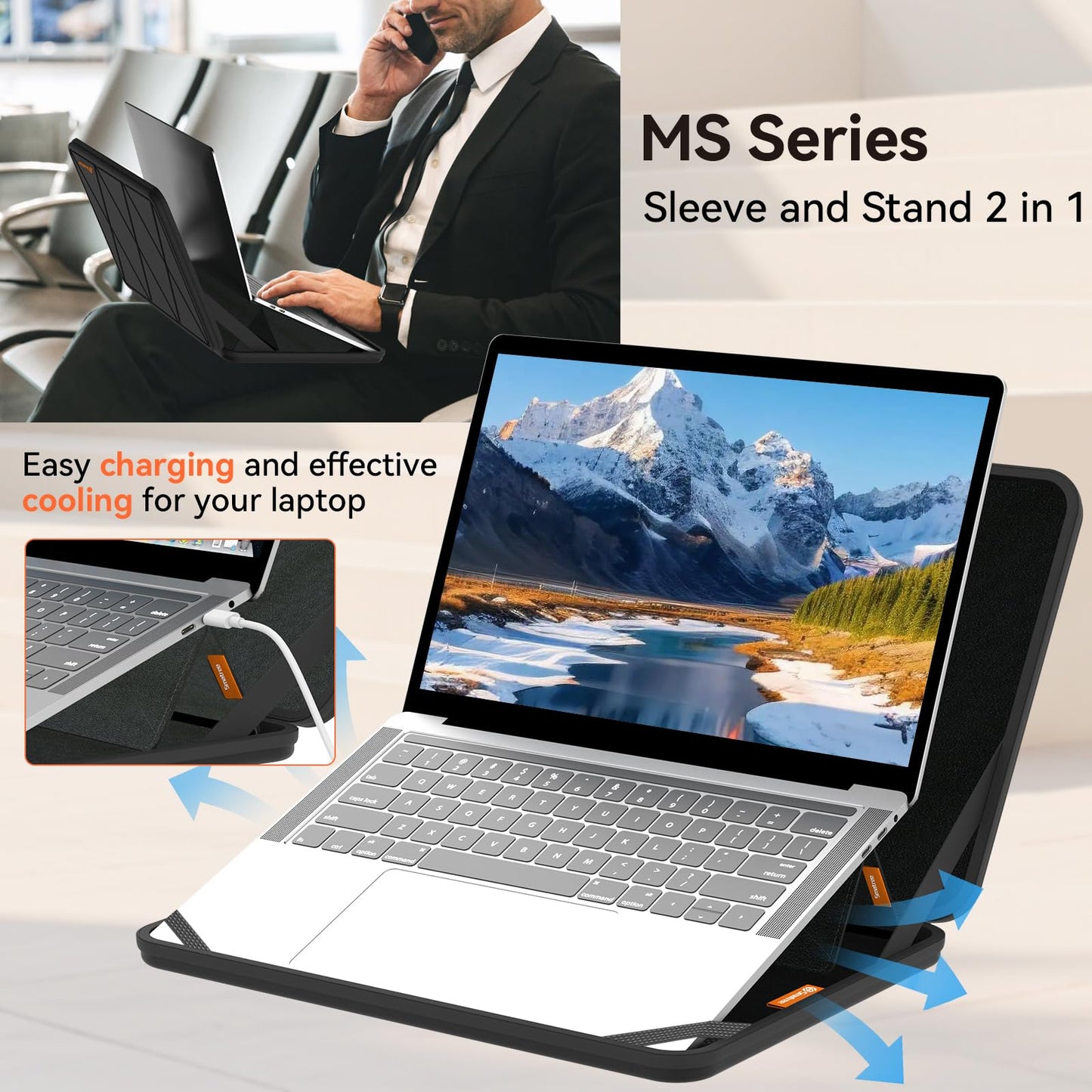 Smatree MS50T Hard Protective 14 inch Laptop Sleeve Case Compatible for HP OmniBook X/ZBook, Lenovo ThinkPad/Yoga, DELL Pro 14 Plus/Latitude, ASUS ExpertBook/Zenbook, for MacBook/MSI/ACER