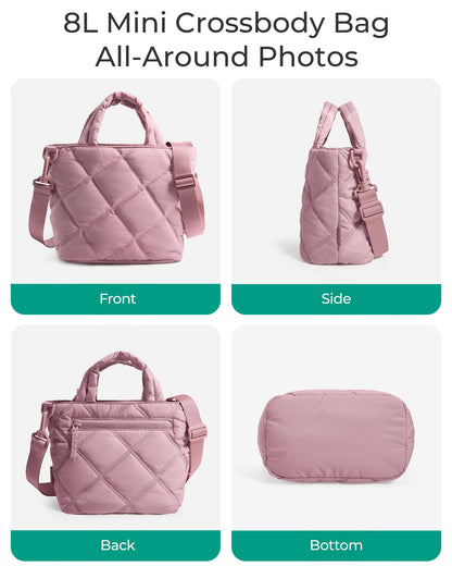 BAGSMART Crossbody Bags for Women, Small Crossbody Bag Cross Body Purse Mini Tote Travel Purse Shoulder Handbags Wallet