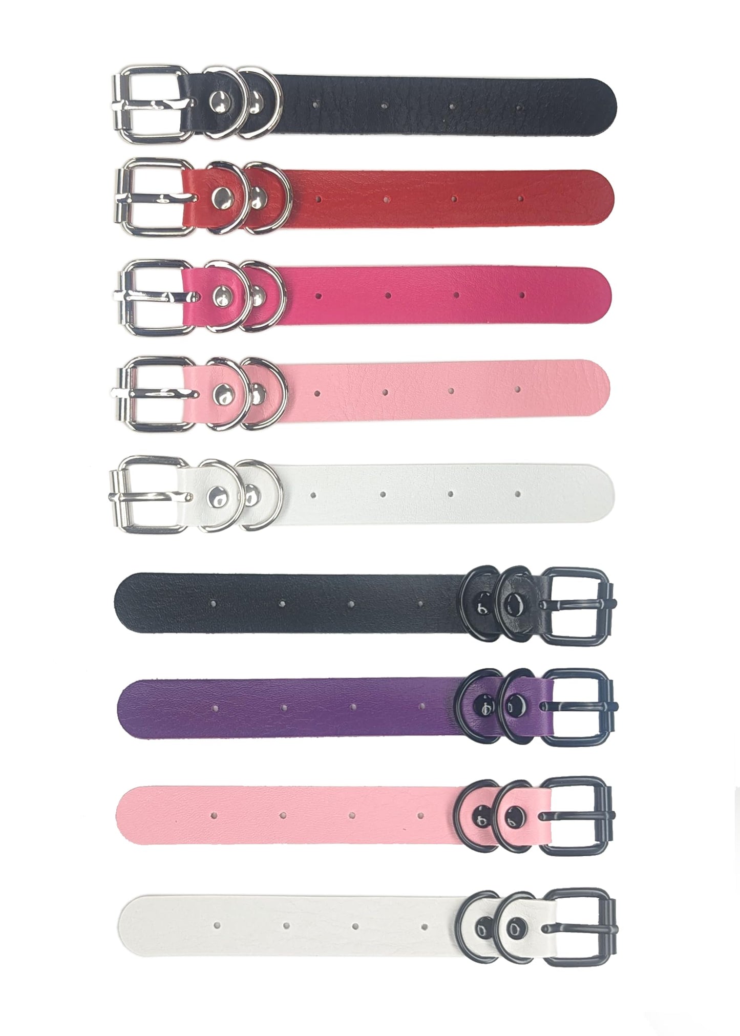 GenderBender Choker Extension with 3/4 inch Buckle to Make Choker Longer - Black