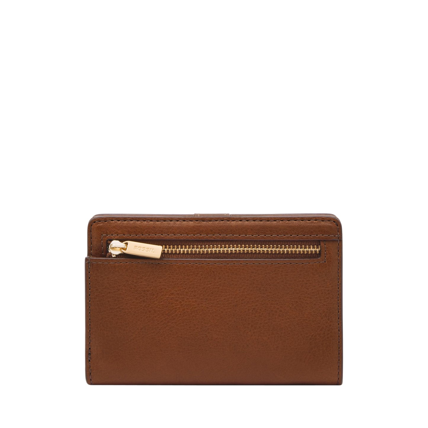 Fossil Women's Liza Leather Wallet Multifunction, Brown Leather Wallet for Women