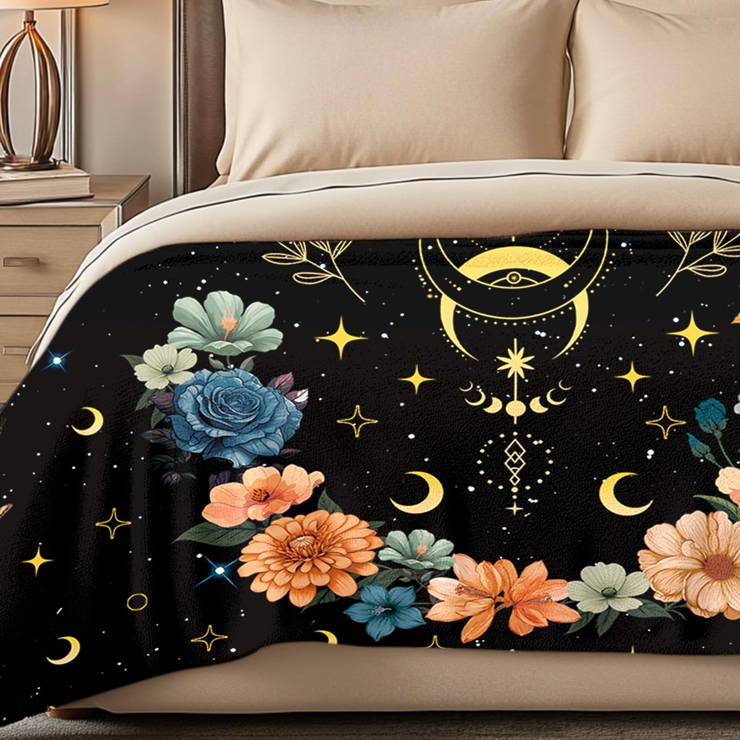 Bestshop Butterfly Blanket for Christmas, Butterfly Throw Blanket for Sofa Couch Room Bed, Soft Flannel Butterflies Blanket Gifts for Women Girls Sister Daughter 50"X60"
