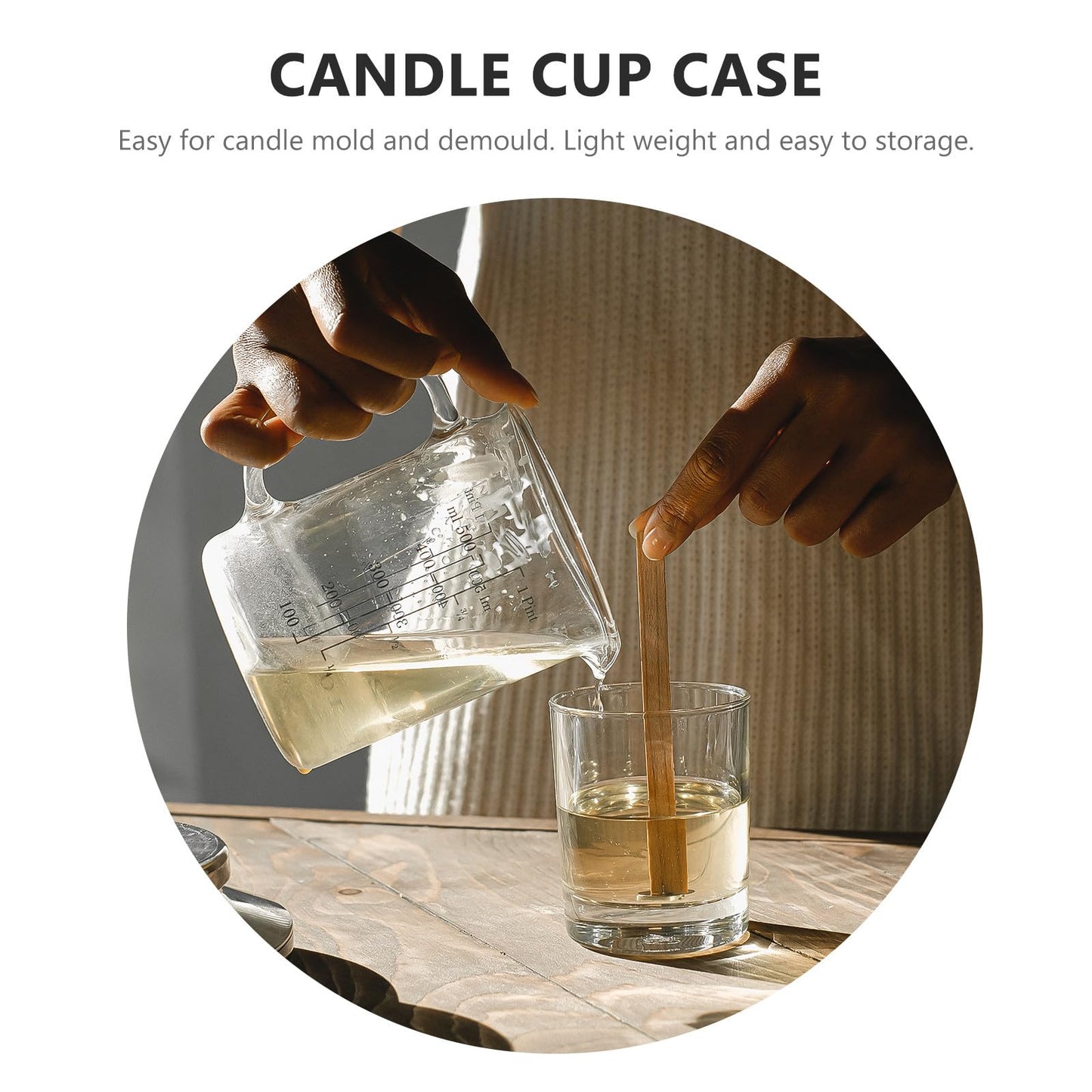 DOITOOL 100 Pcs Aluminum Tea Lights Cups, Round Empty Case Candle Wax Containers Candleholder, Metal Tea Light Tins with 100 Pcs Candle Wicks for Christmas Wedding Holiday Table Decoration